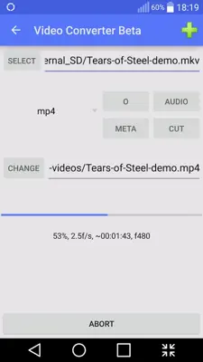 Video Converter Beta android App screenshot 15