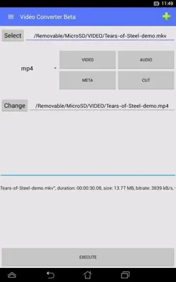 Video Converter Beta android App screenshot 6