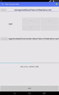 Video Converter Beta android App screenshot 7